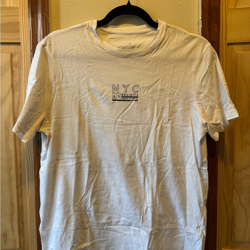 Armani Exchange NYC Graphic Tee in Classic White